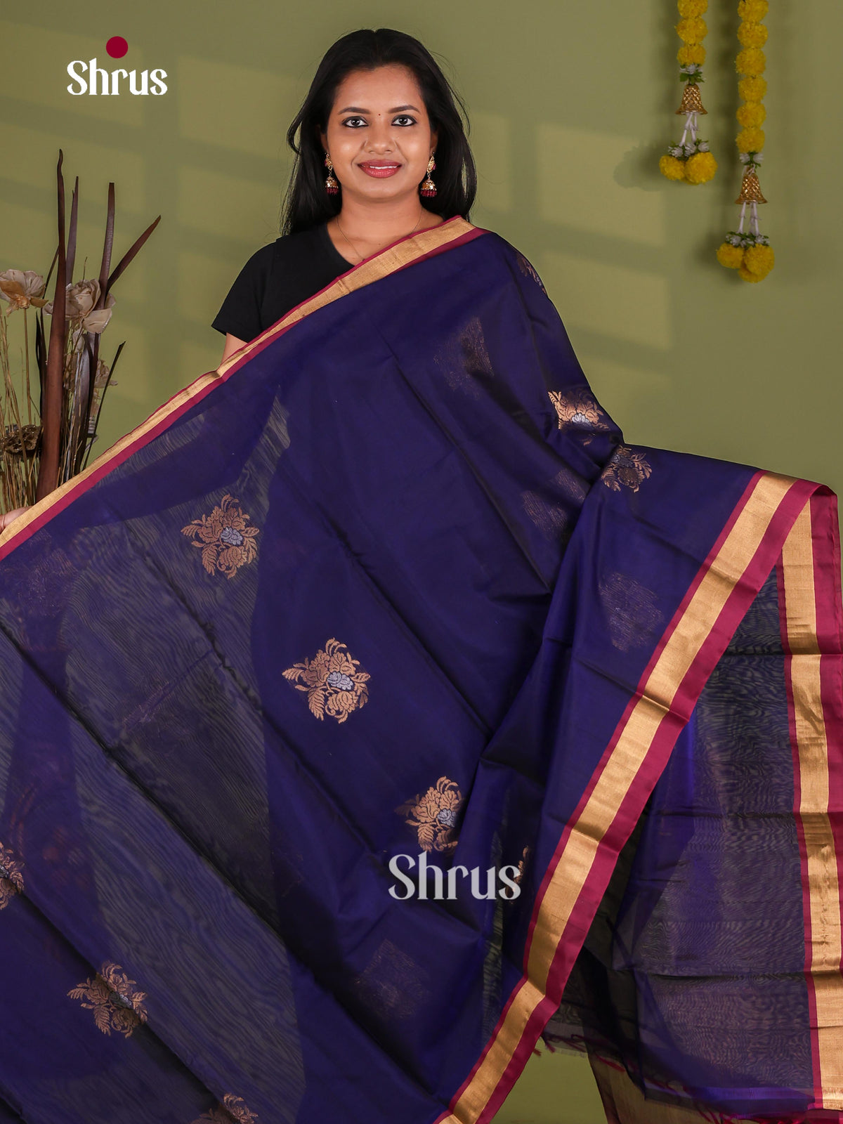 Silk Cotton Saree - EJ08563