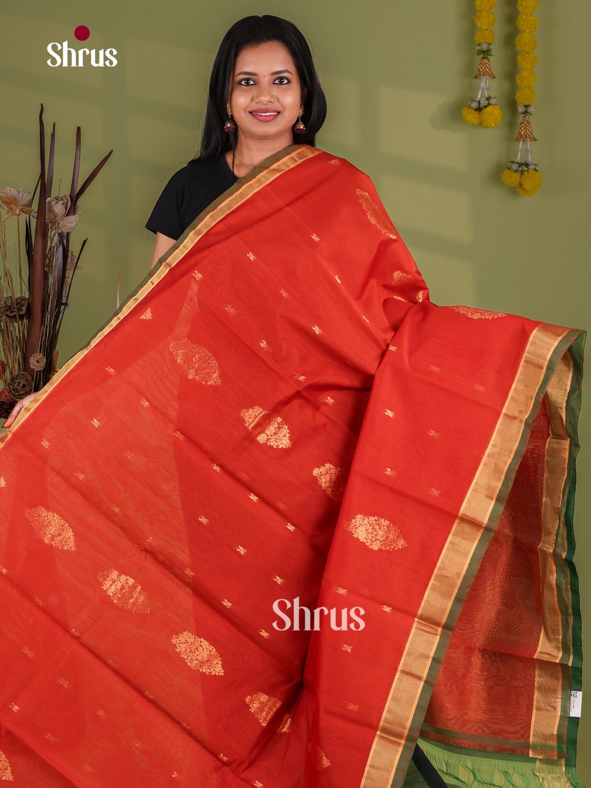 Silk Cotton Saree - EJ08564