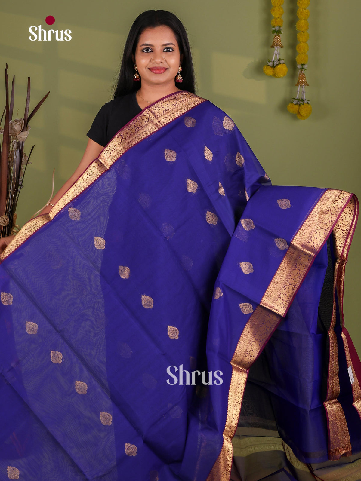 Silk Cotton Saree - EJ08568