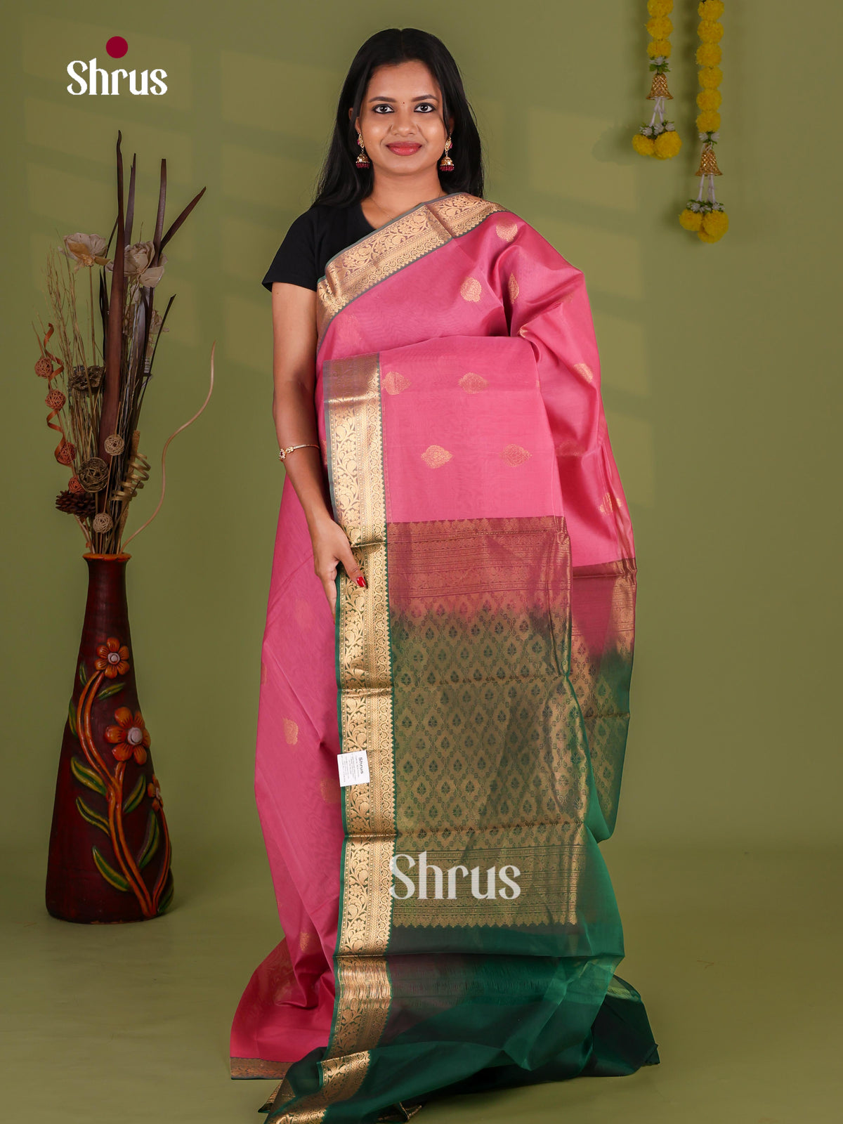 Silk Cotton Saree - EJ08569