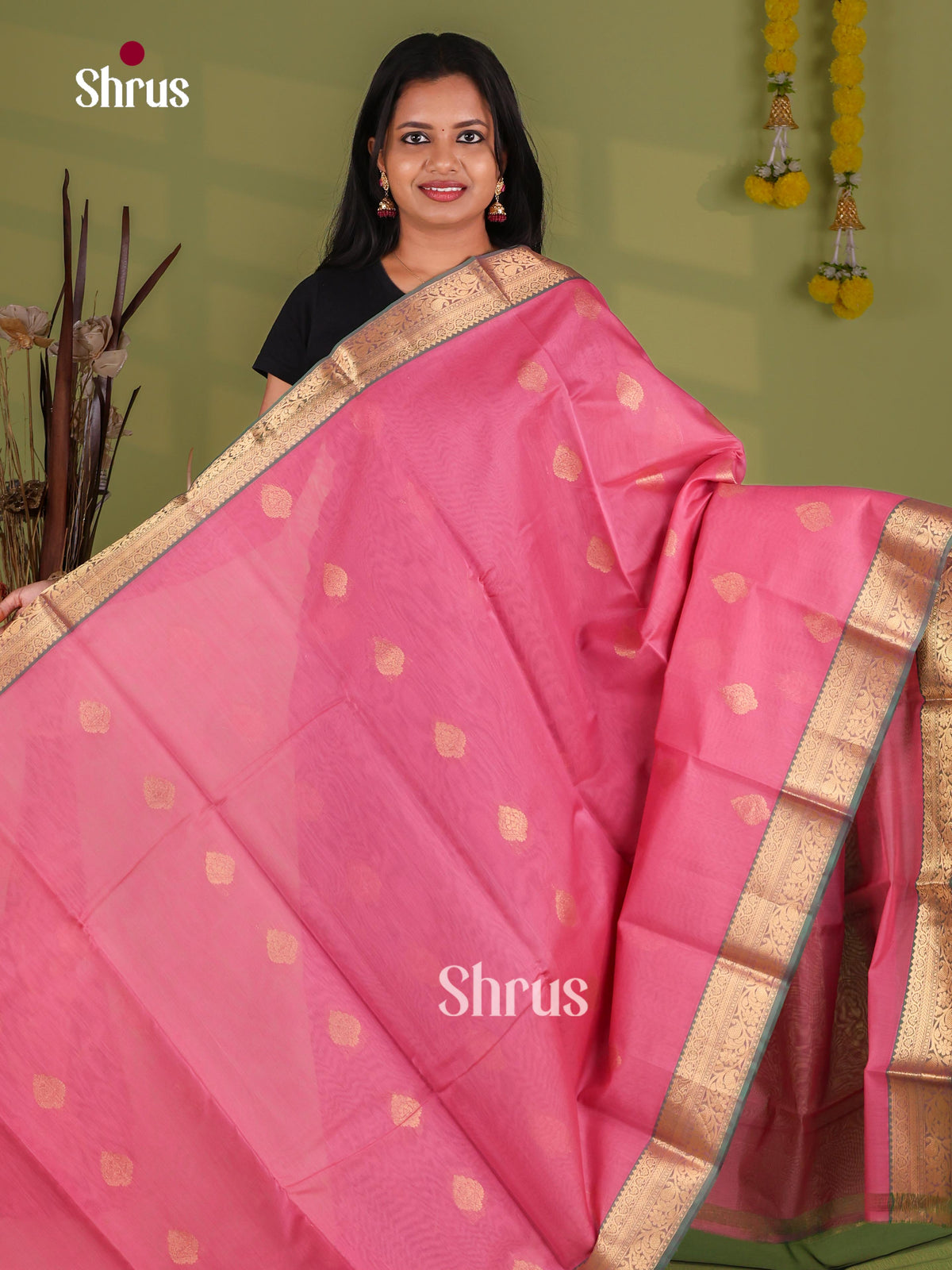 Silk Cotton Saree - EJ08569