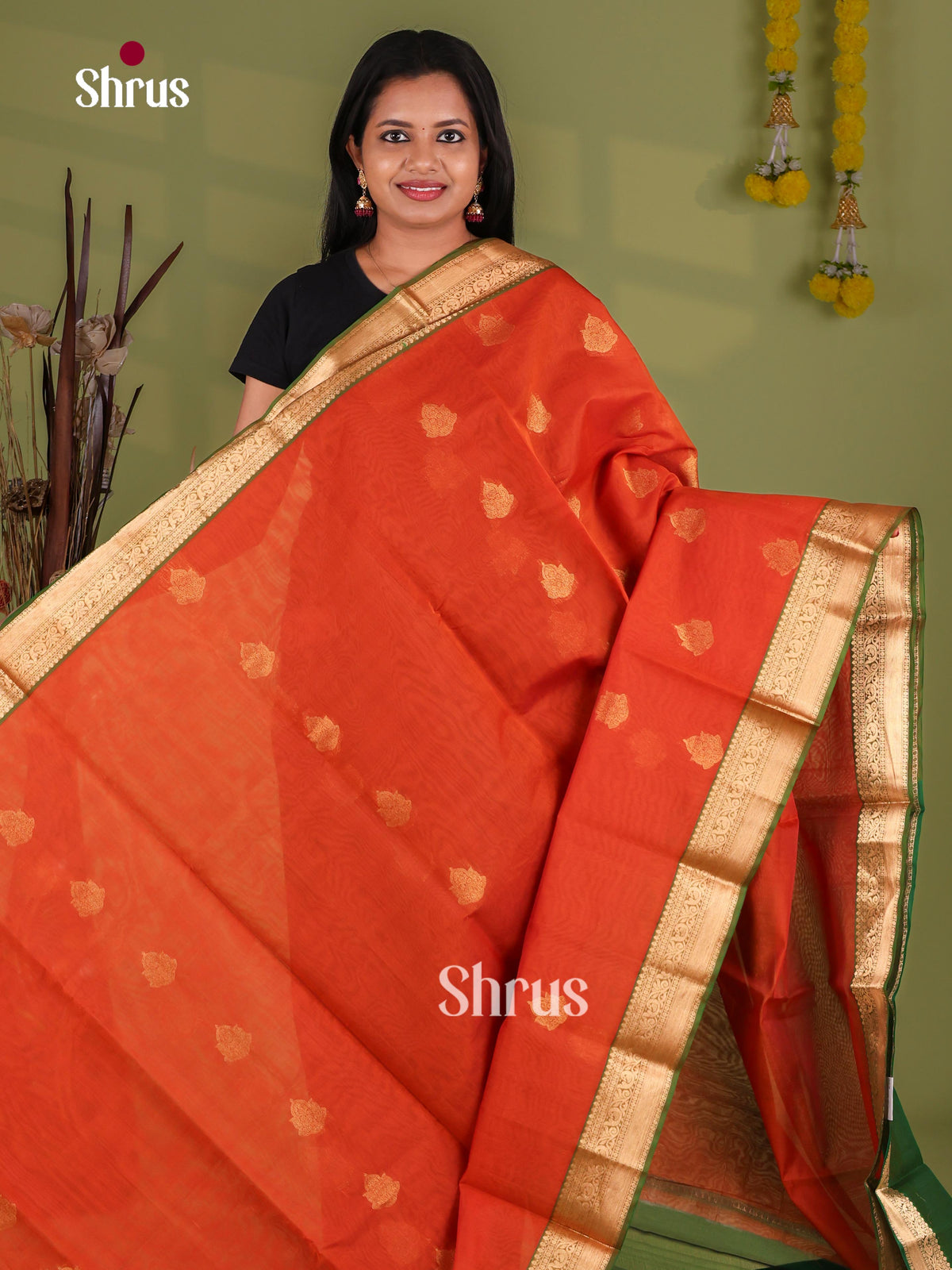 Silk Cotton Saree - EJ08571