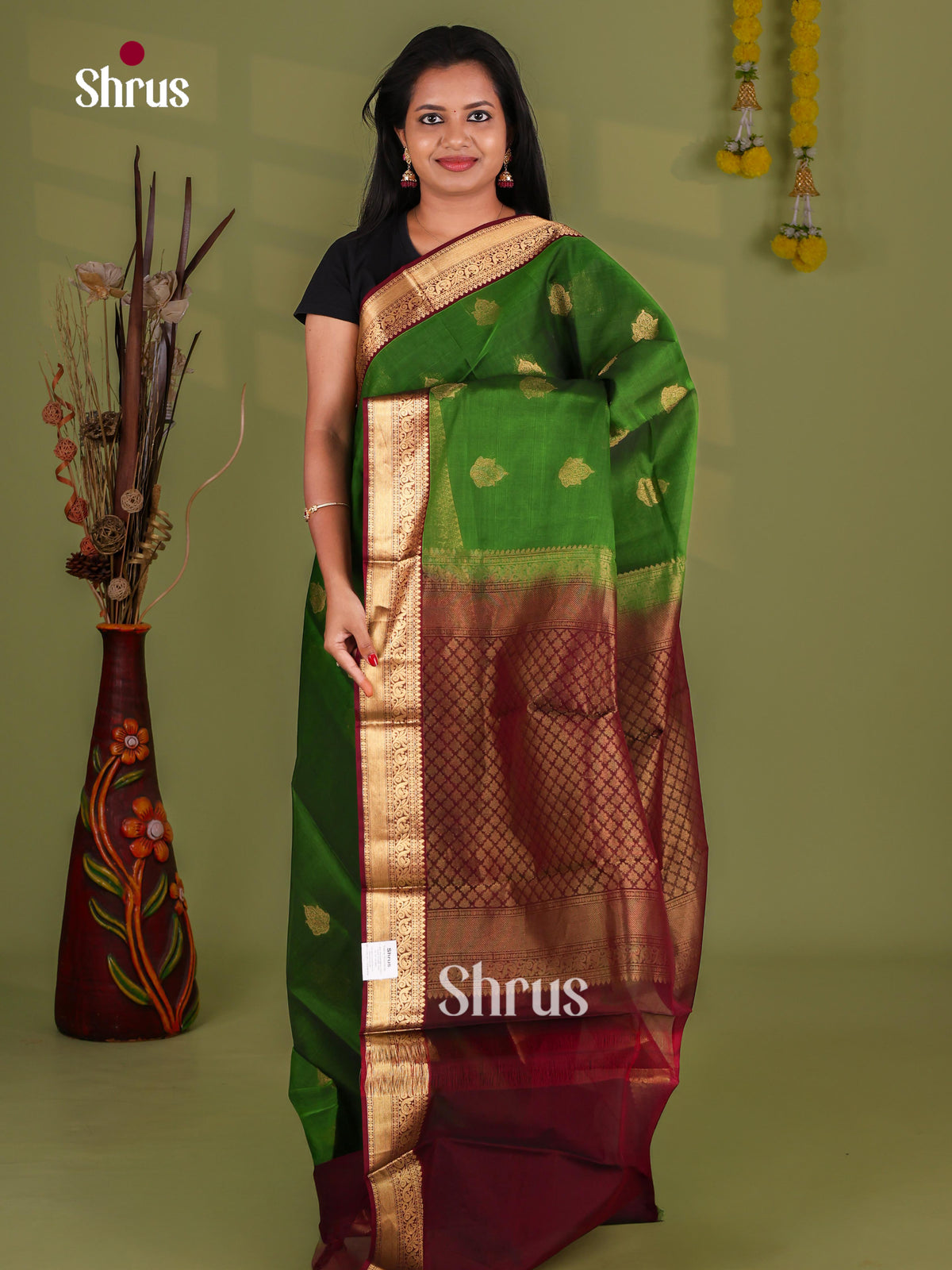 Silk Cotton Saree - EJ08573