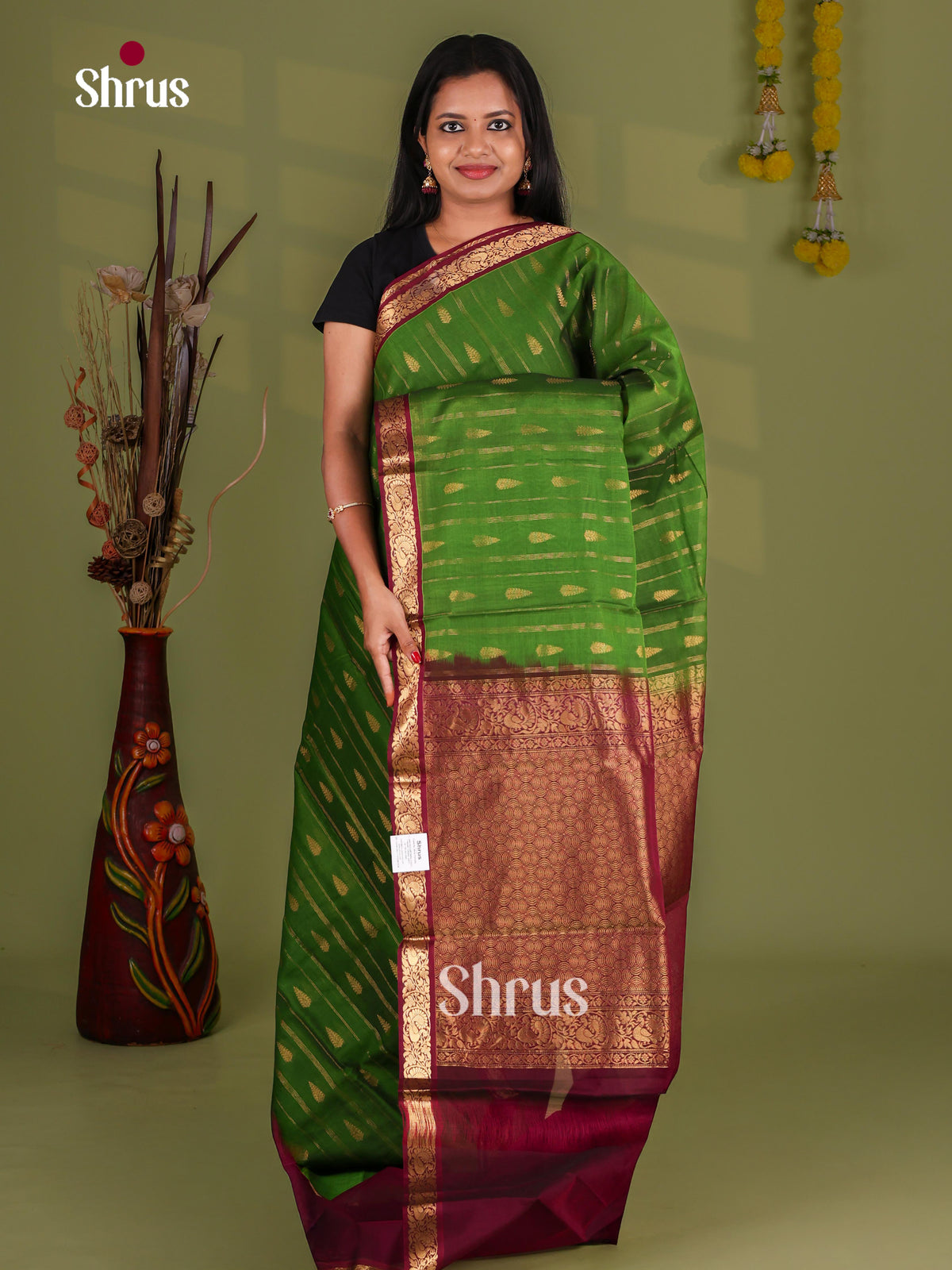 Silk Cotton Saree - EJ08577