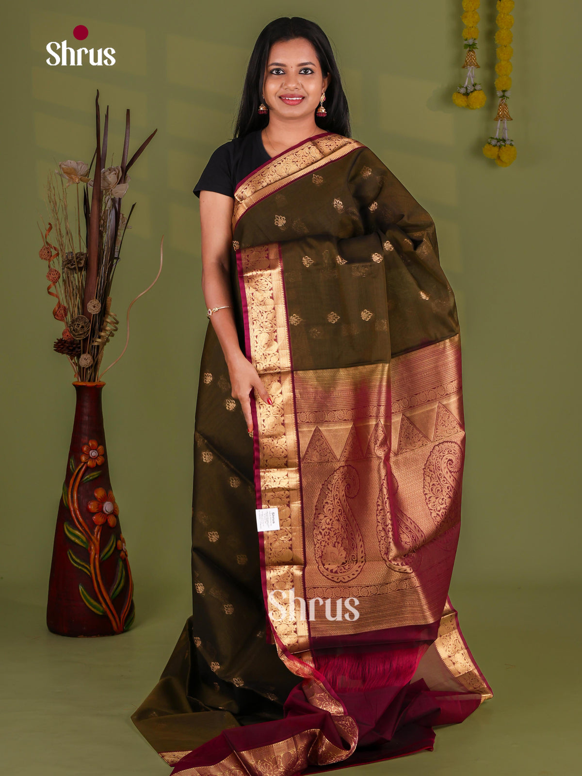Silk Cotton Saree - EJ08581
