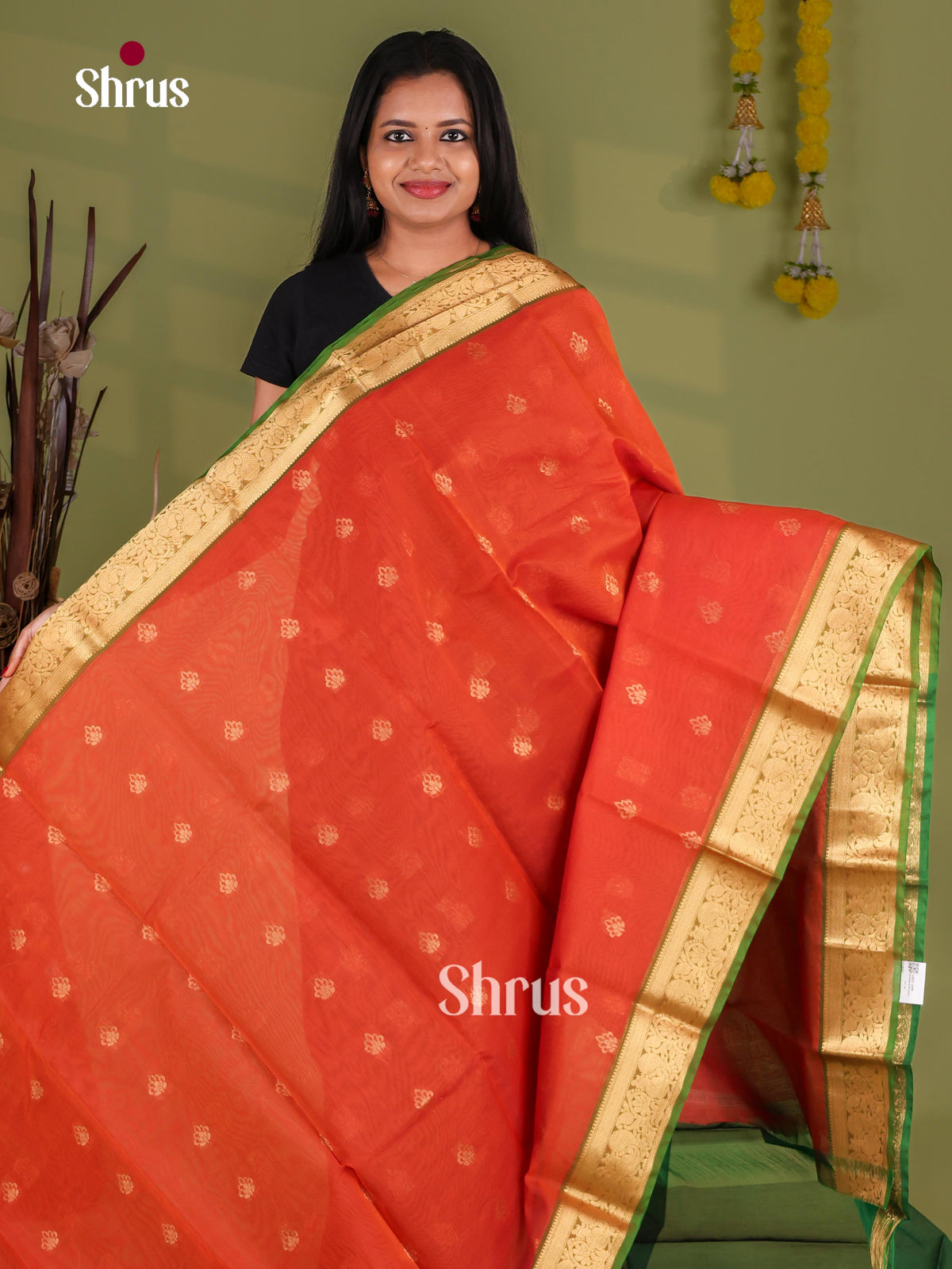Silk Cotton Saree - EJ08582