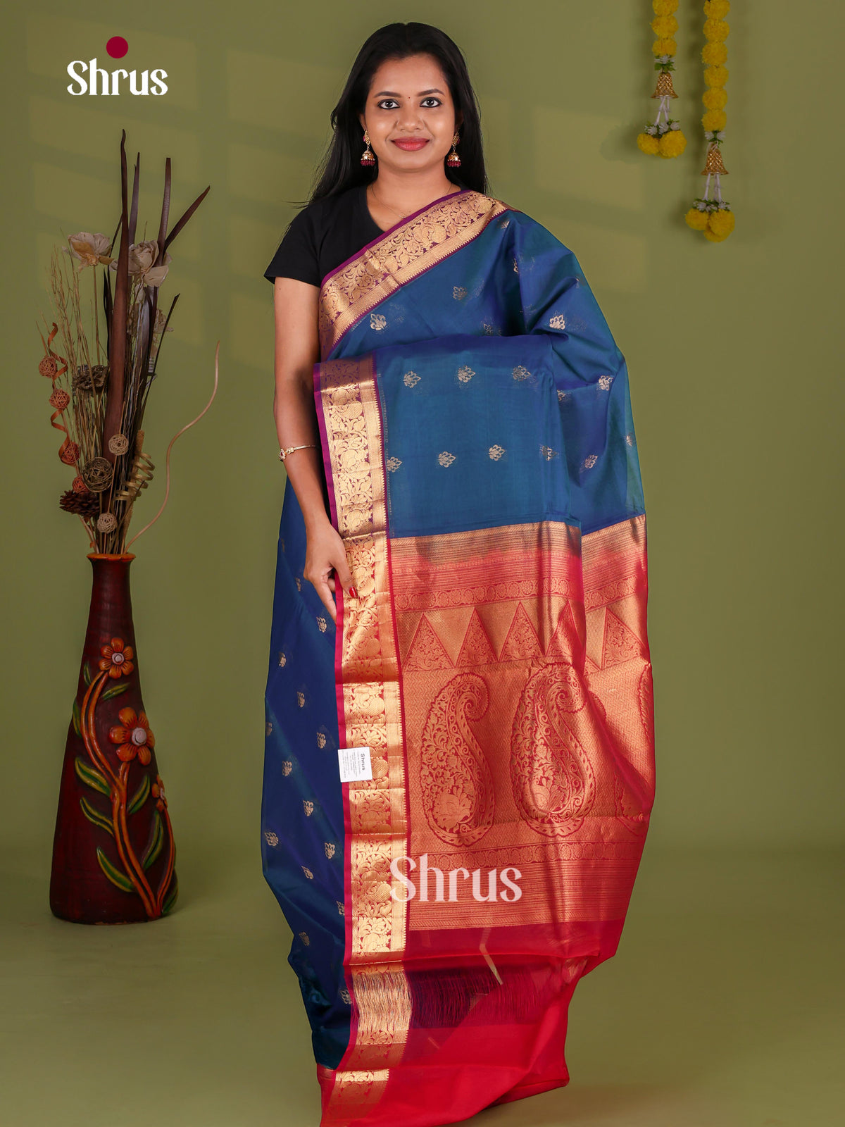 Silk Cotton Saree - EJ08583