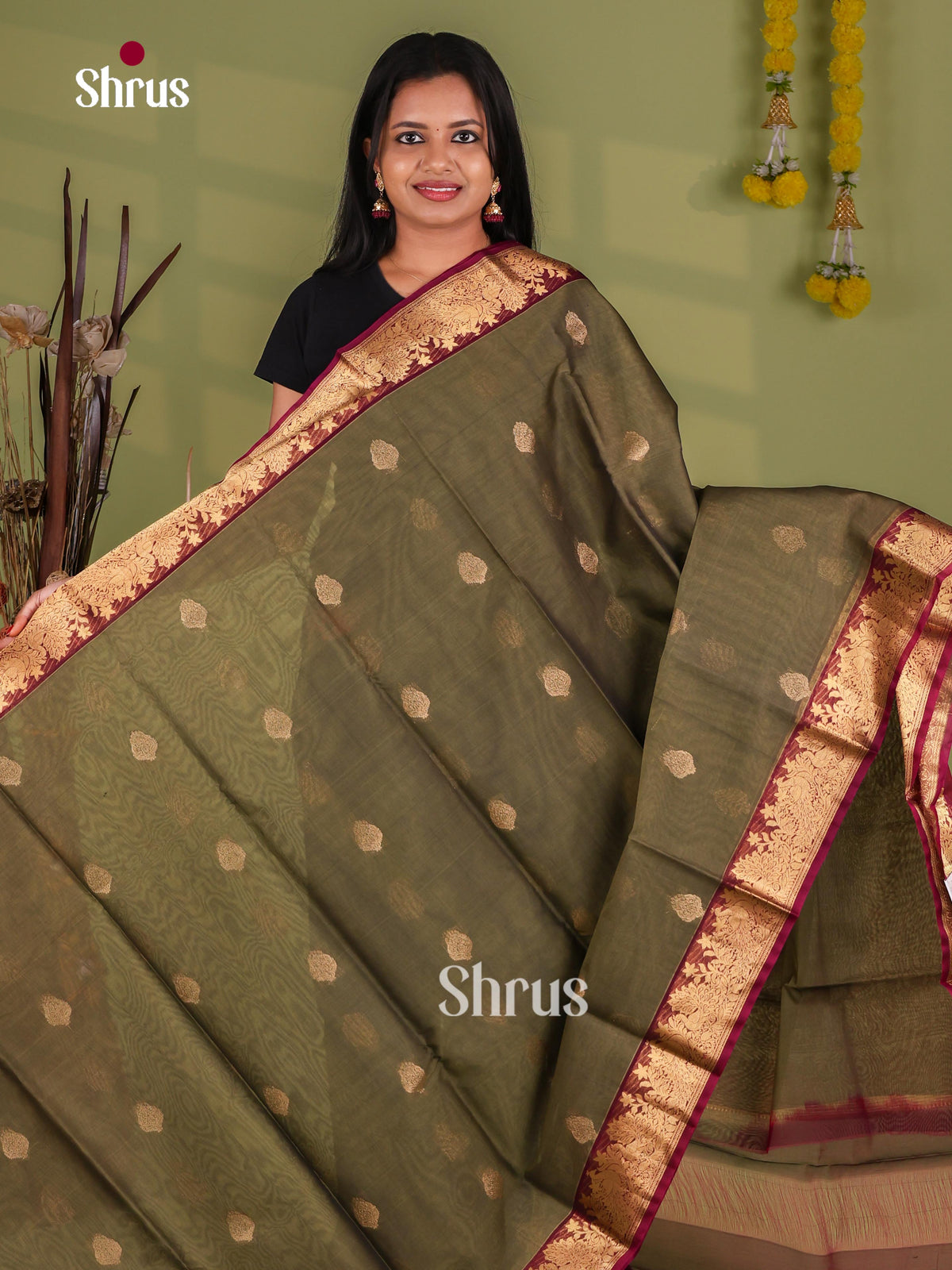 Silk Cotton Saree - EJ08584