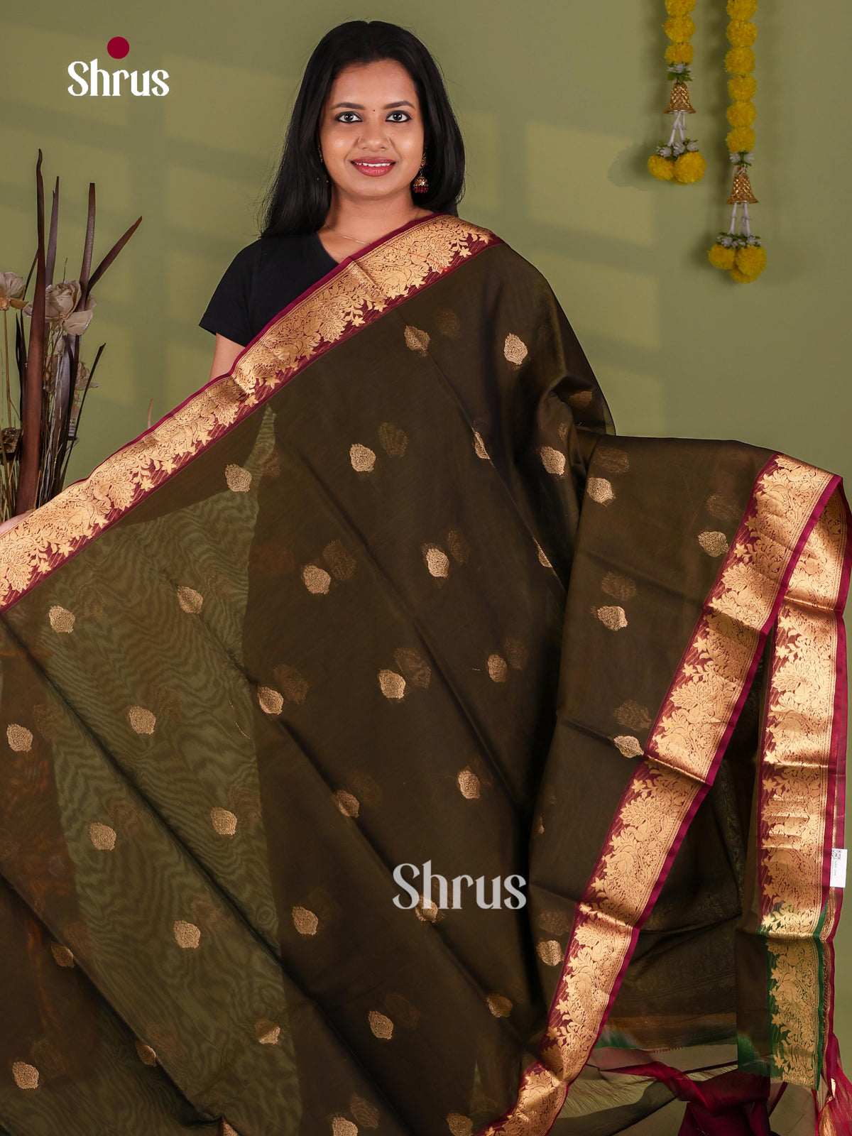 Silk Cotton Saree - EJ08585