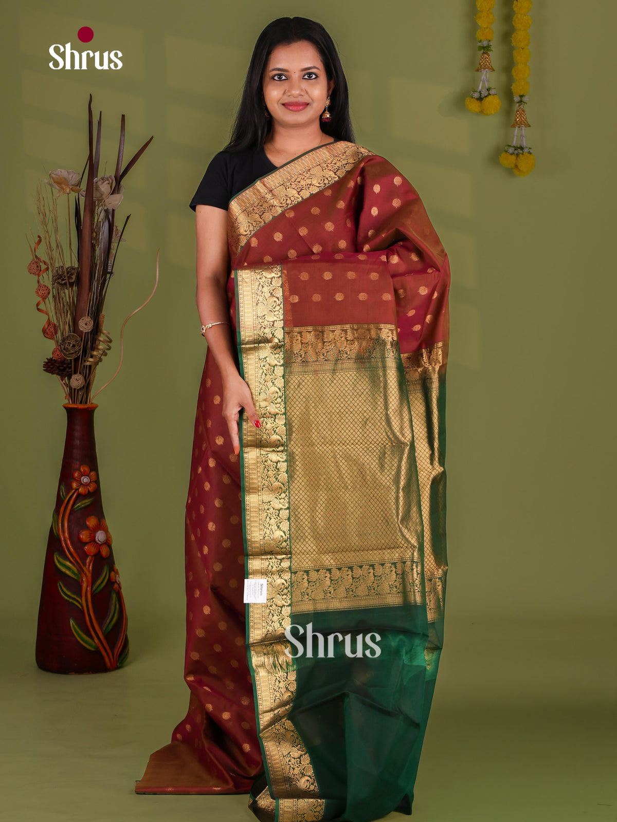 Silk Cotton Saree - EJ08591