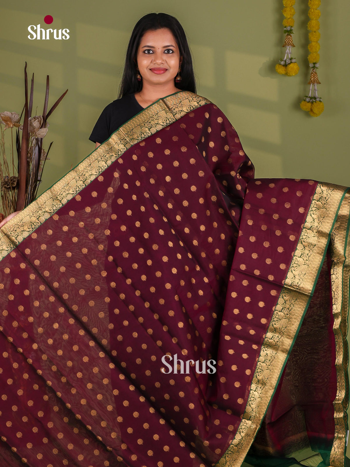 Silk Cotton Saree - EJ08593