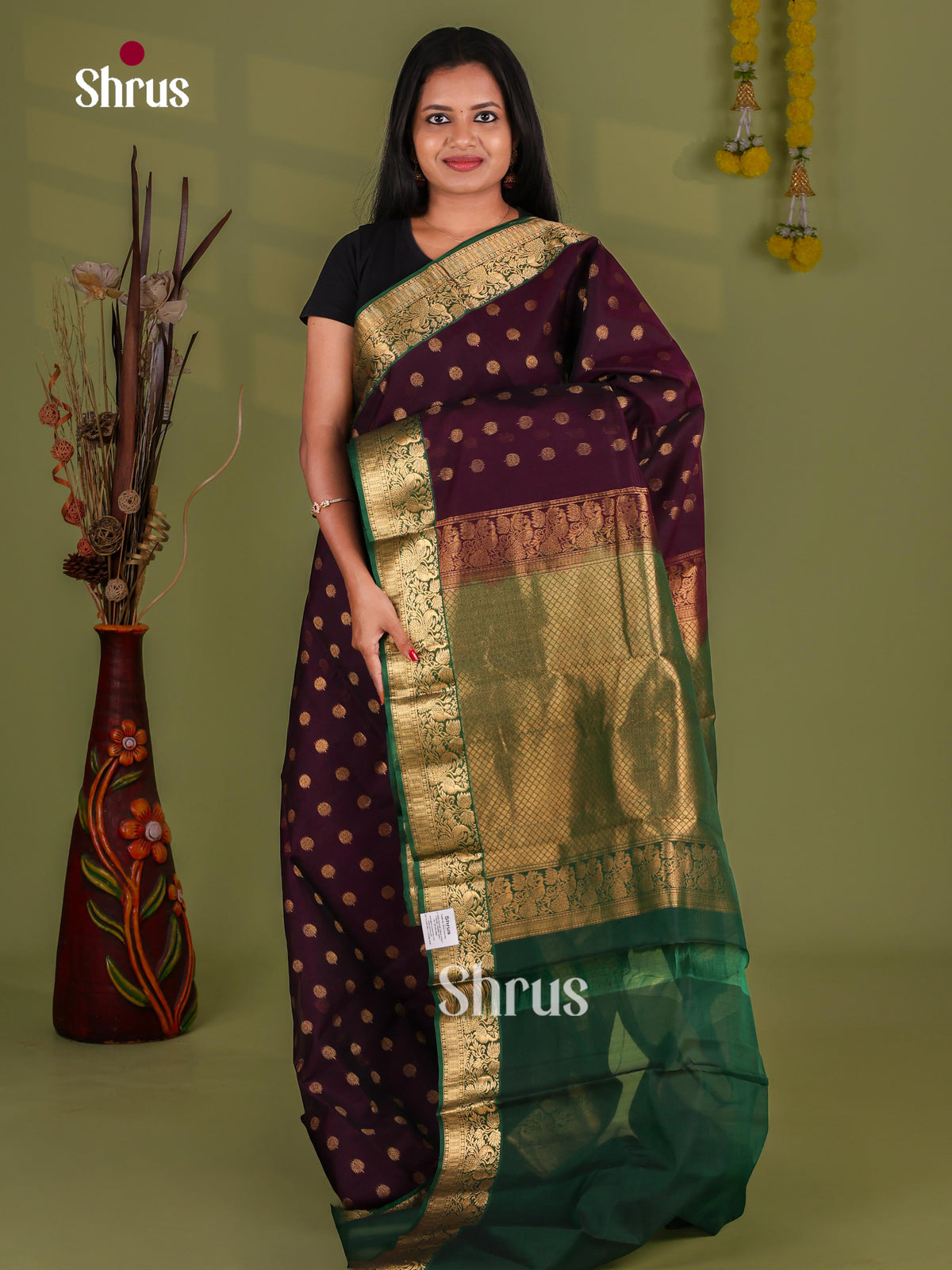 Silk Cotton Saree - EJ08594