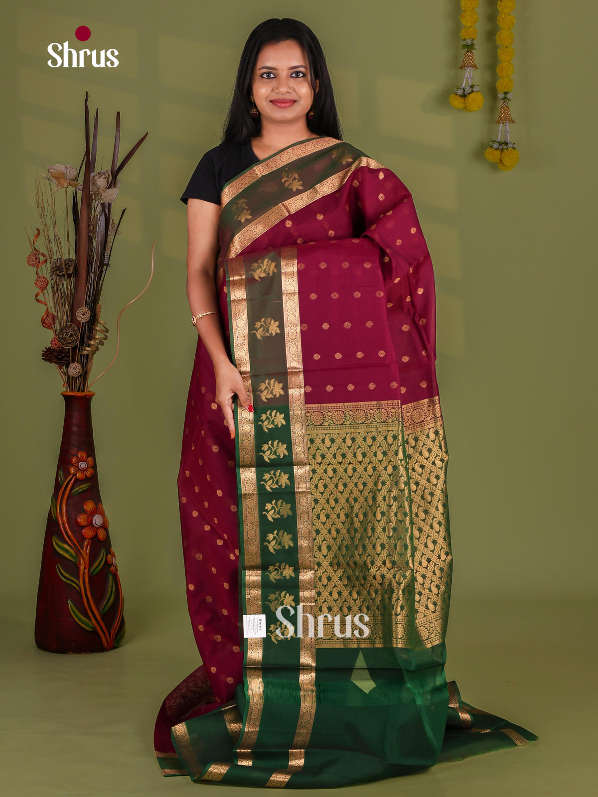 Silk Cotton Saree - EJ08603