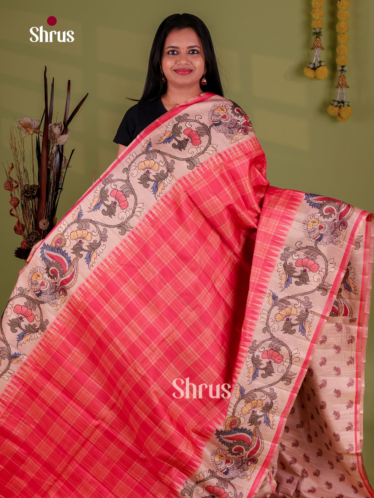 Semi Tussar Saree - EJ09004