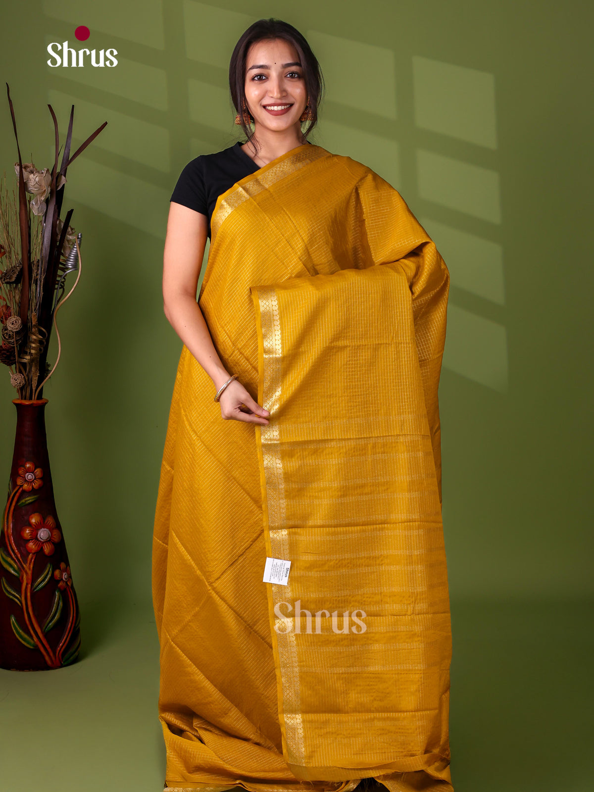 Semi Mysoresilk Saree - EJ09037