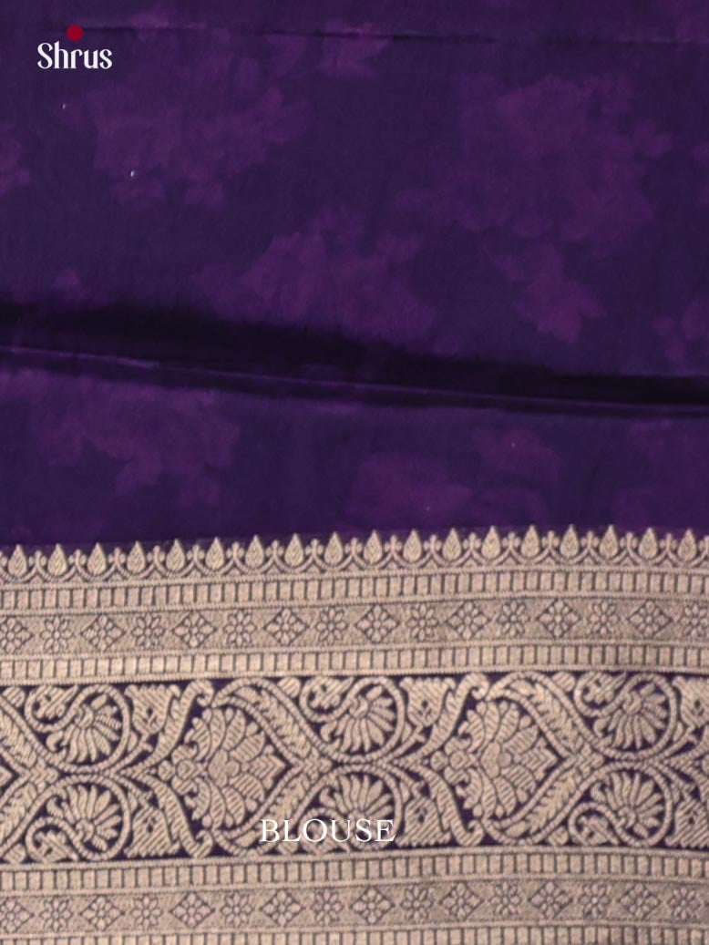 Printed Banarasi Saree - EJ09043