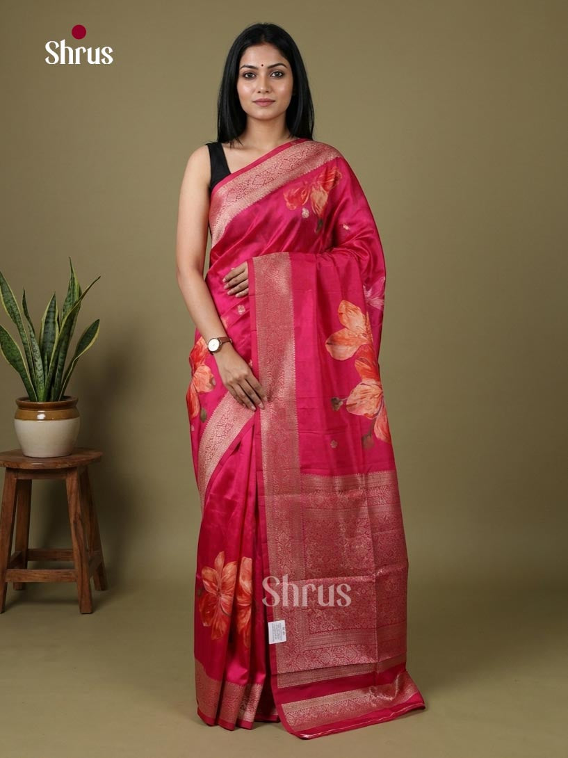 Printed Banarasi Saree - EJ09053
