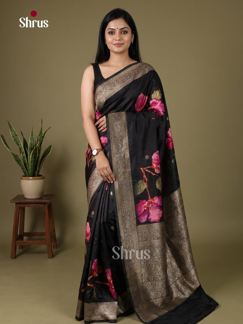 Printed Banarasi Saree - EJ09054