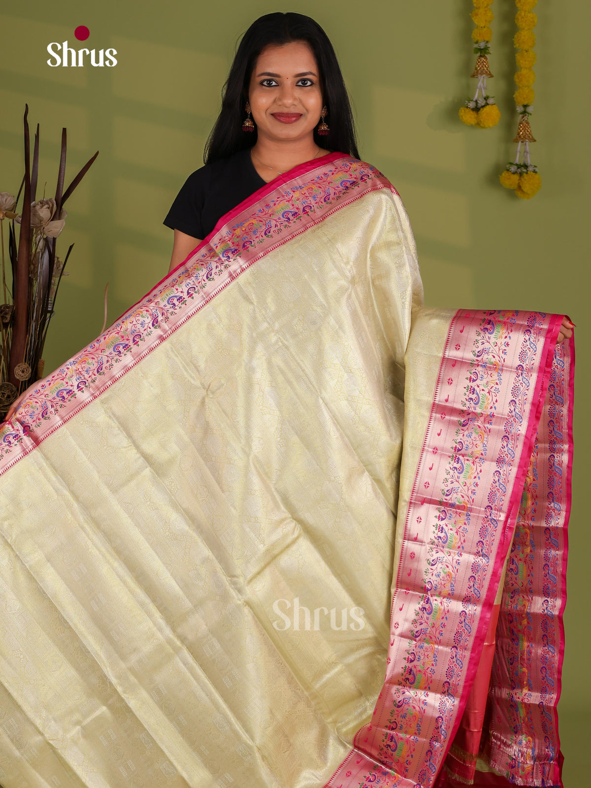 Kanchipuram-halfpure Saree - EJ09074
