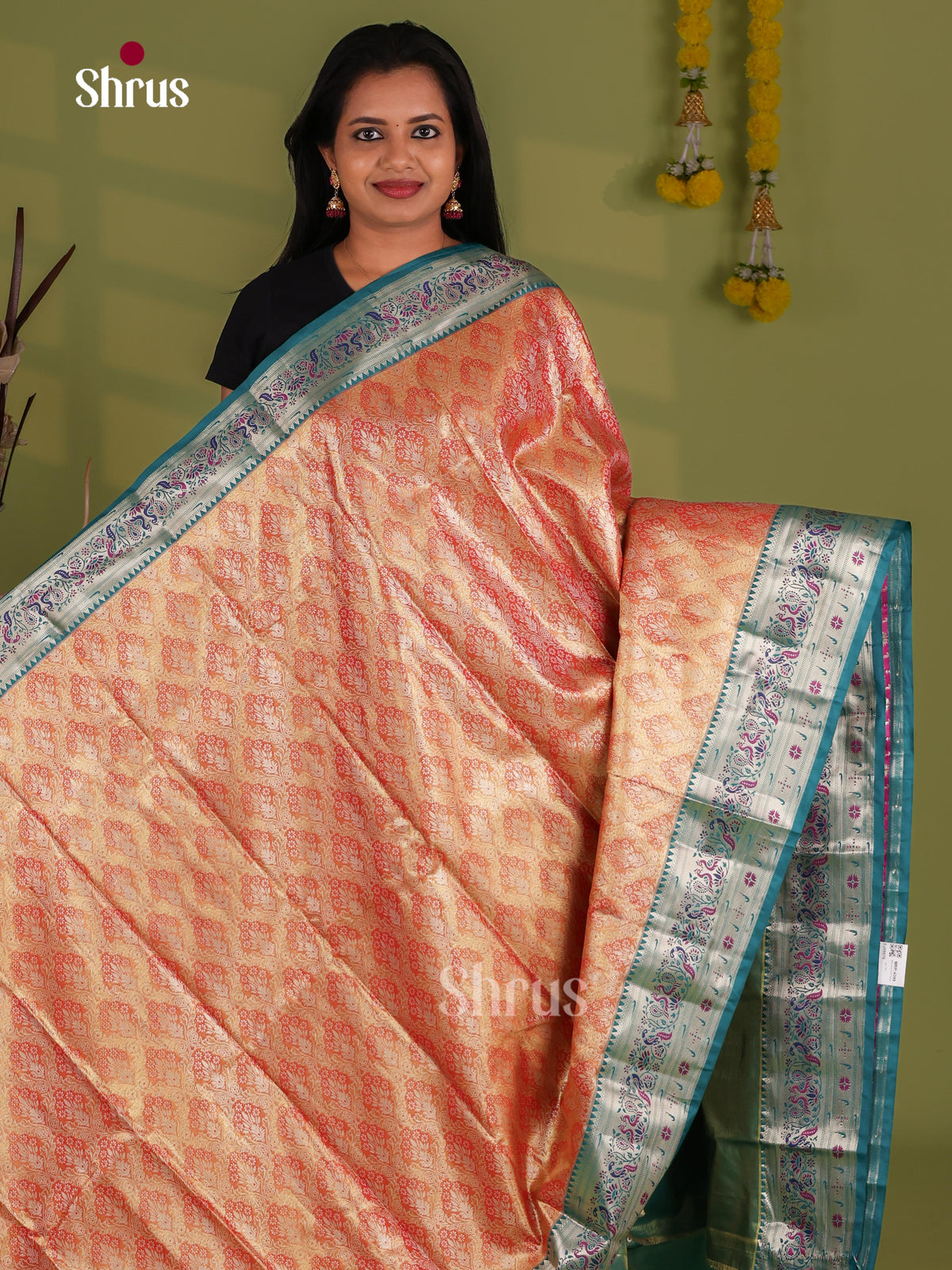 Kanchipuram-halfpure Saree - EJ09076