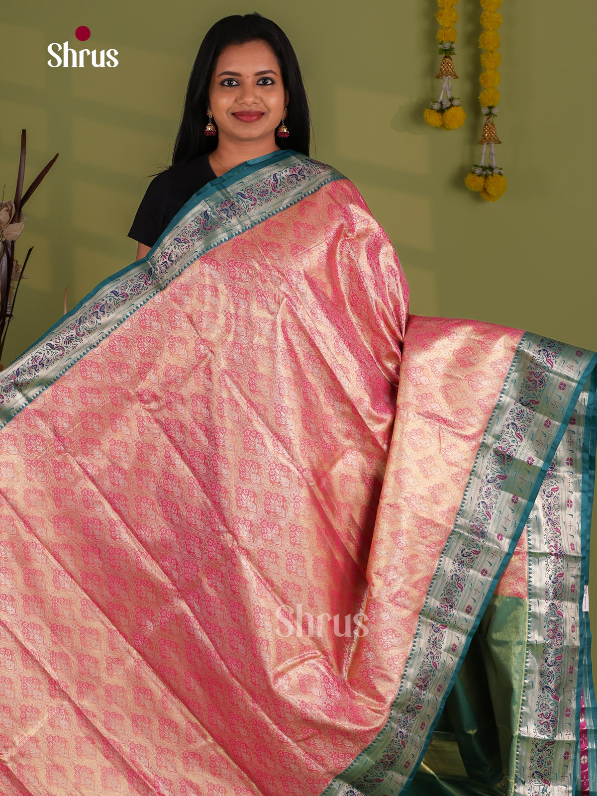 Kanchipuram-halfpure Saree - EJ09078