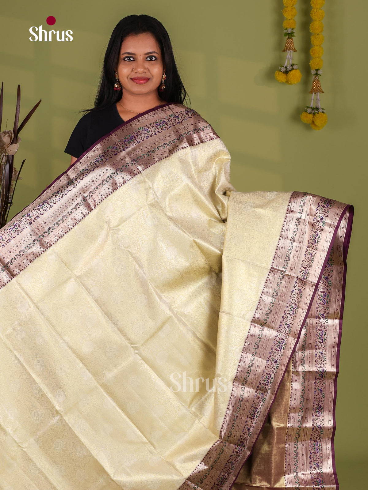 Kanchipuram-halfpure Saree - EJ09080