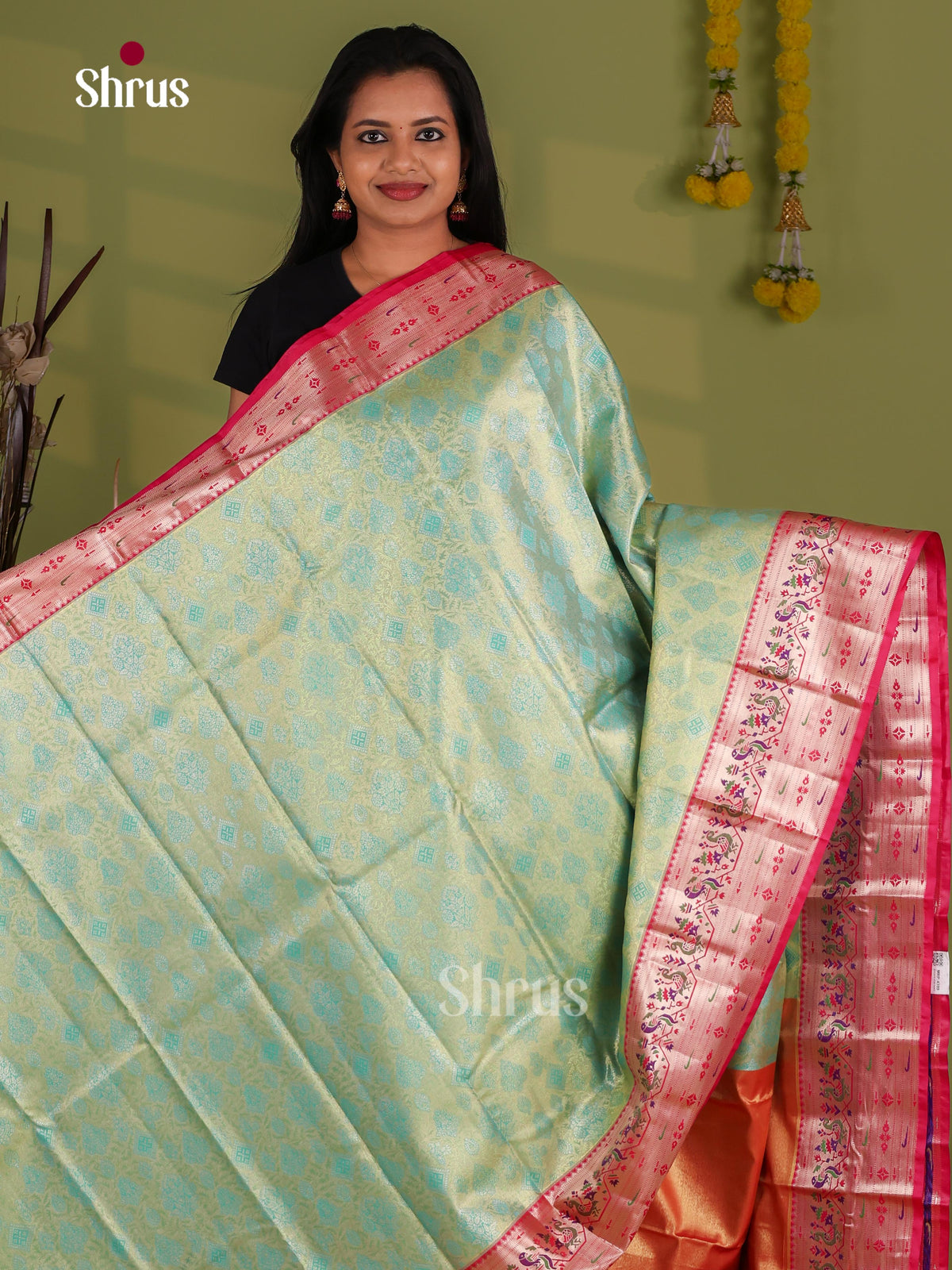 Kanchipuram-halfpure Saree - EJ09081