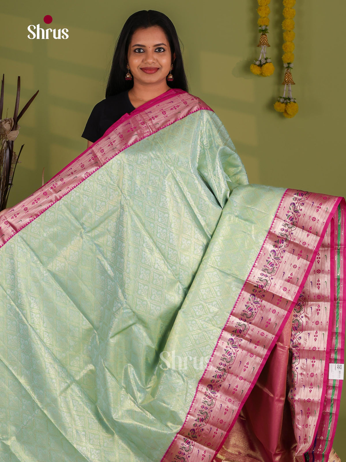 Kanchipuram-halfpure Saree - EJ09087