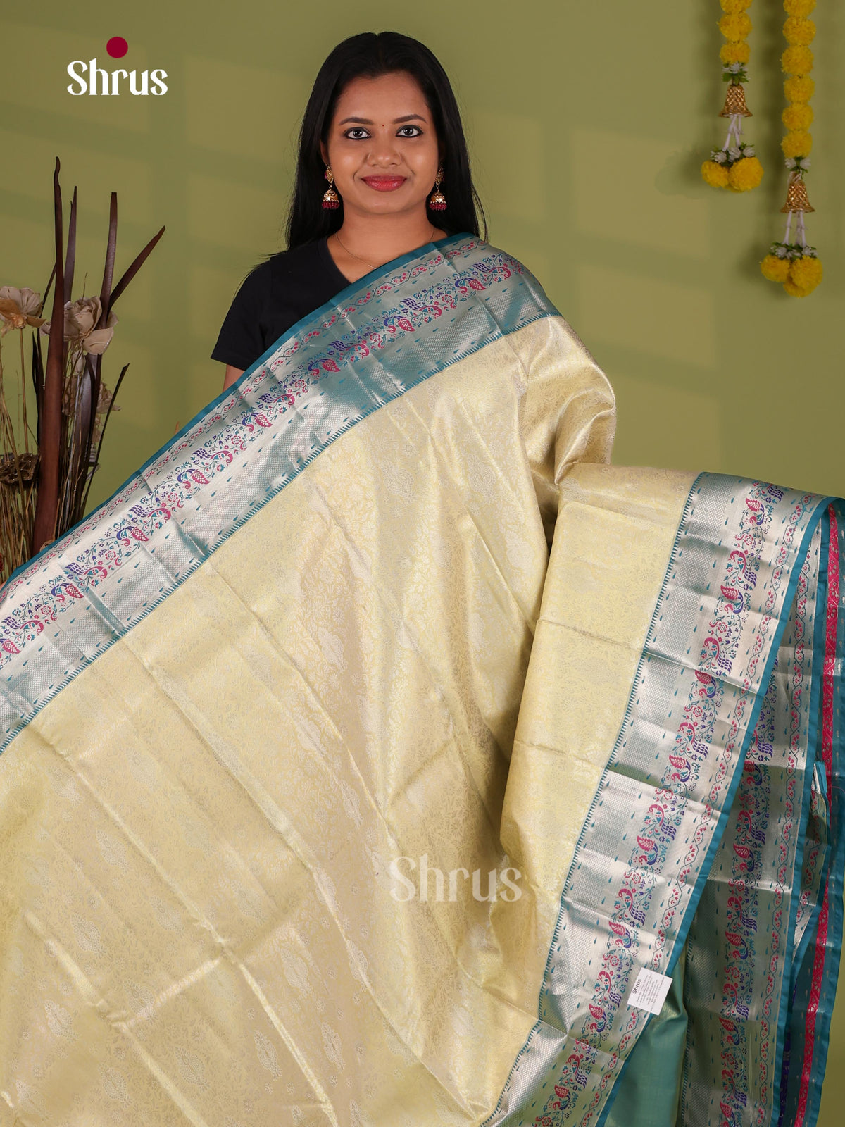 Kanchipuram-halfpure Saree - EJ09088