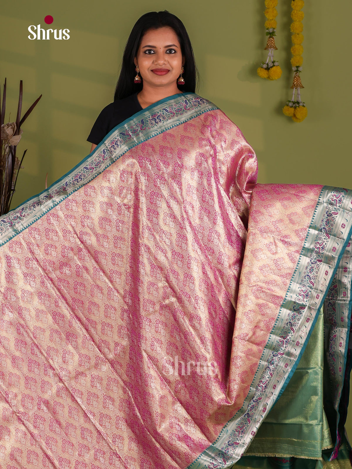 Kanchipuram-halfpure Saree - EJ09096