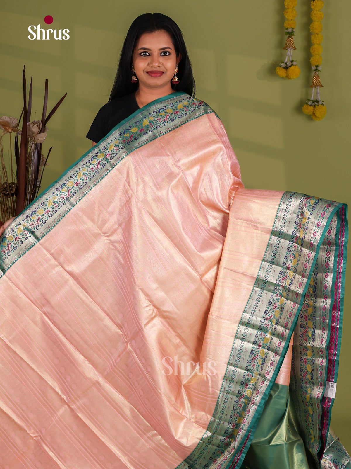Kanchipuram-halfpure Saree - EJ09097