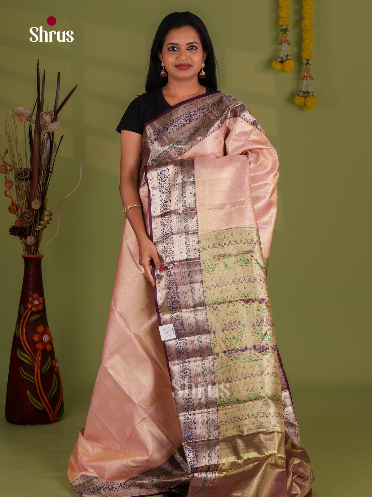 Kanchipuram-halfpure Saree - EJ09101