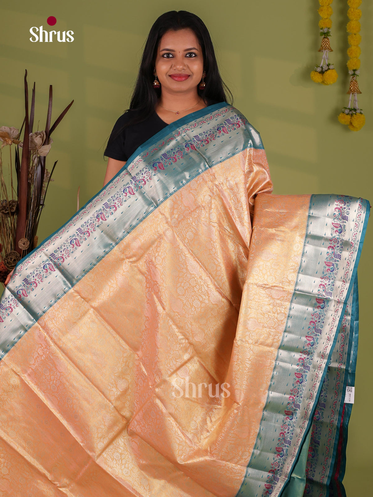 Kanchipuram-halfpure Saree - EJ09104
