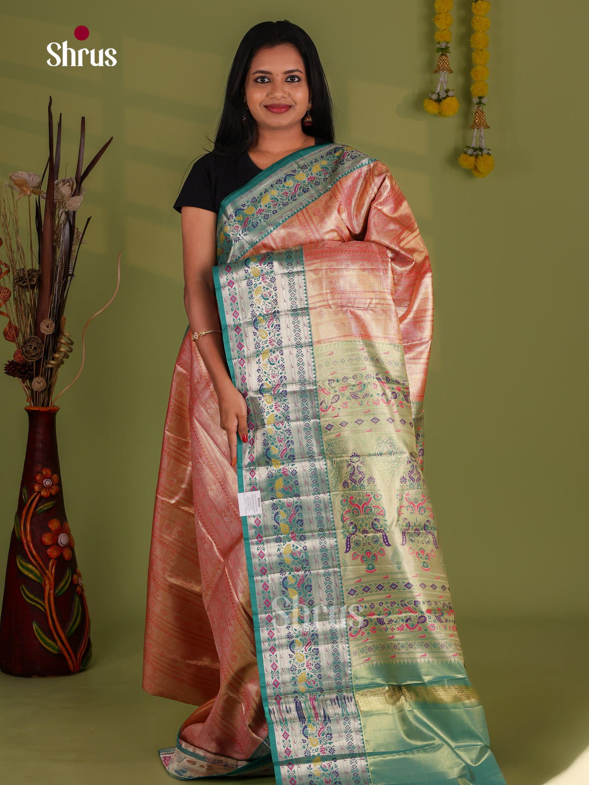 Kanchipuram-halfpure Saree - EJ09106