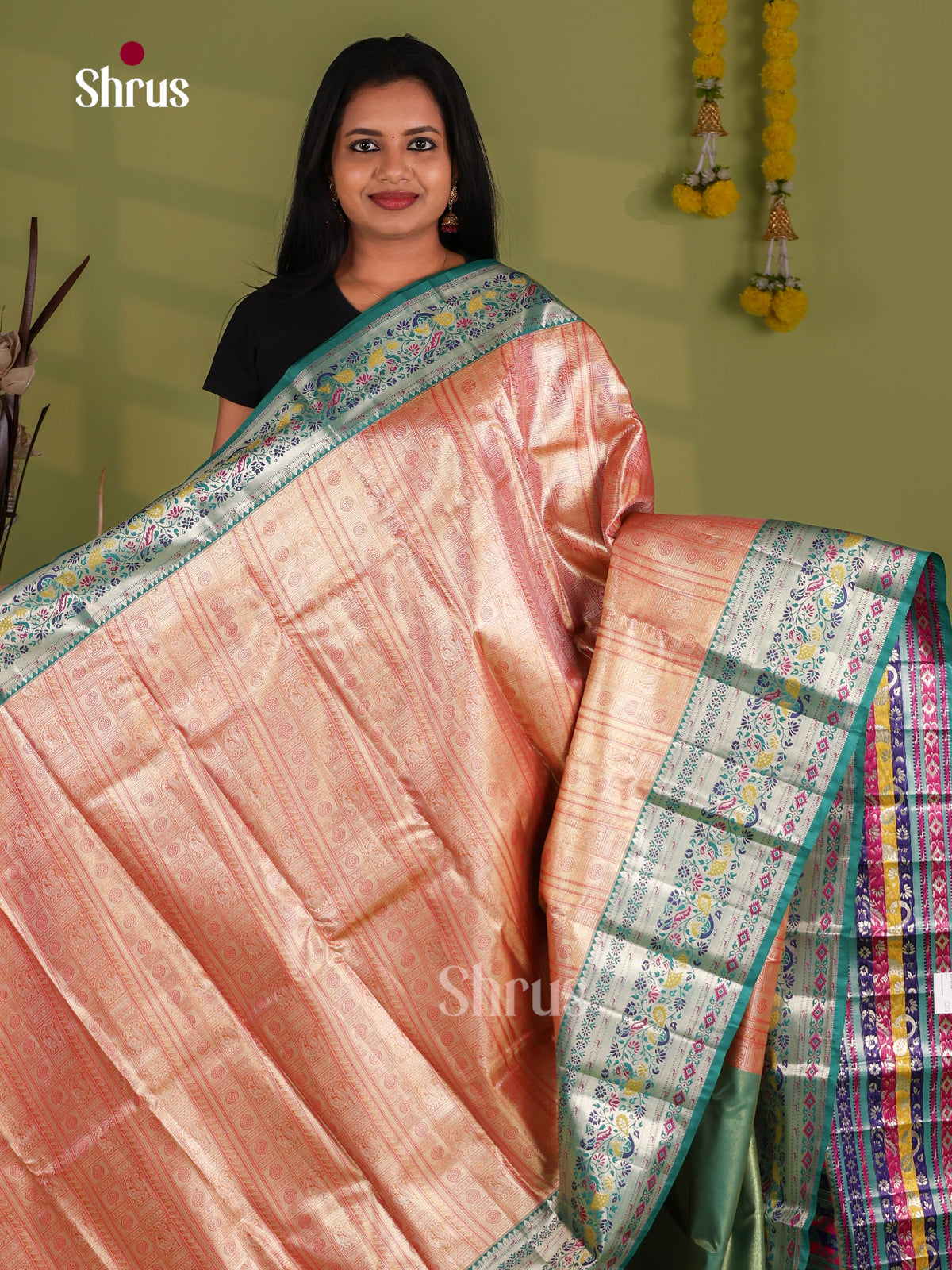 Kanchipuram-halfpure Saree - EJ09106