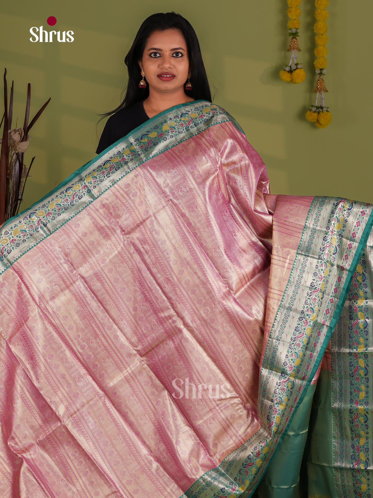 Kanchipuram-halfpure Saree - EJ09107