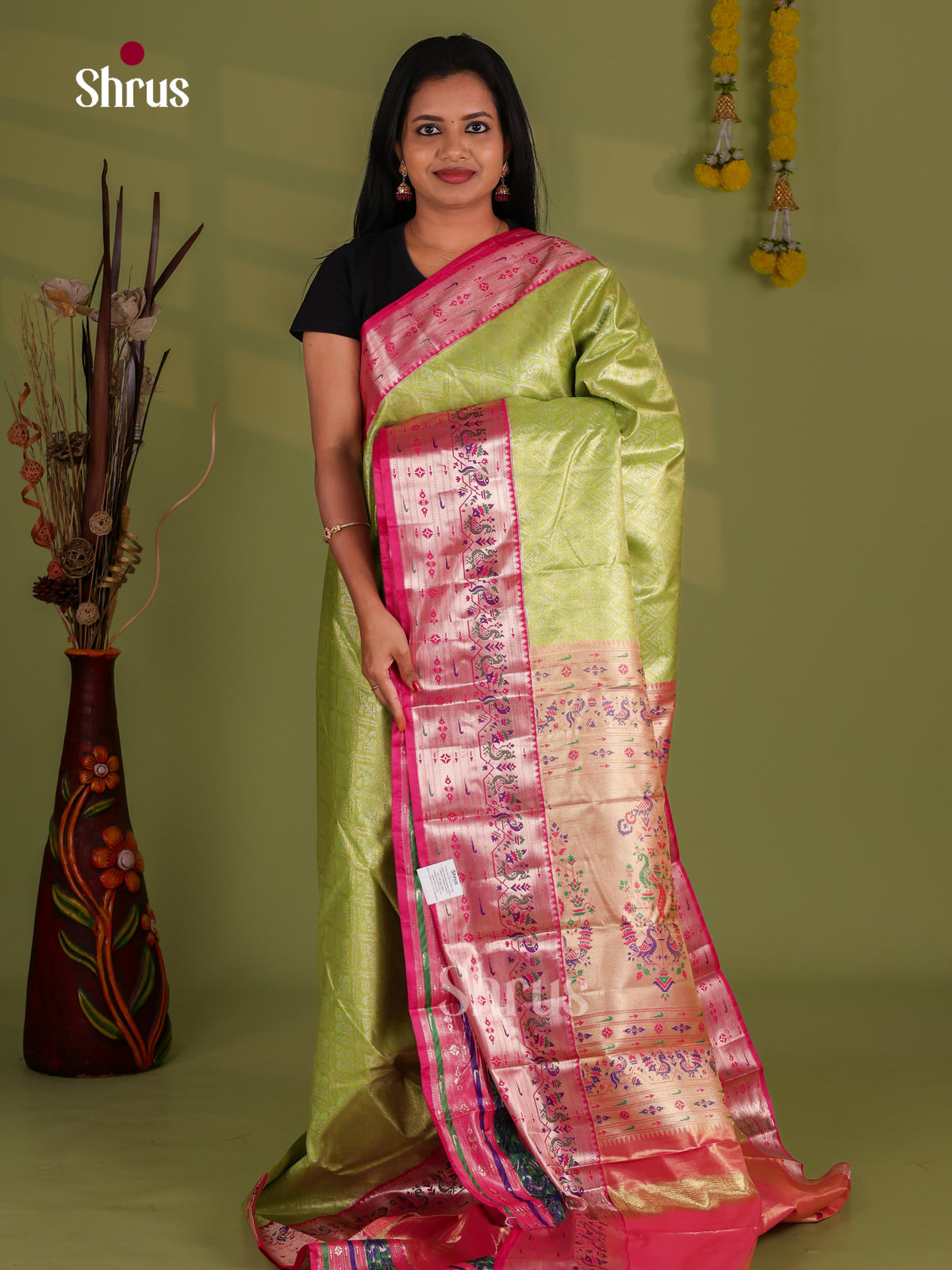 Kanchipuram-halfpure Saree - EJ09108