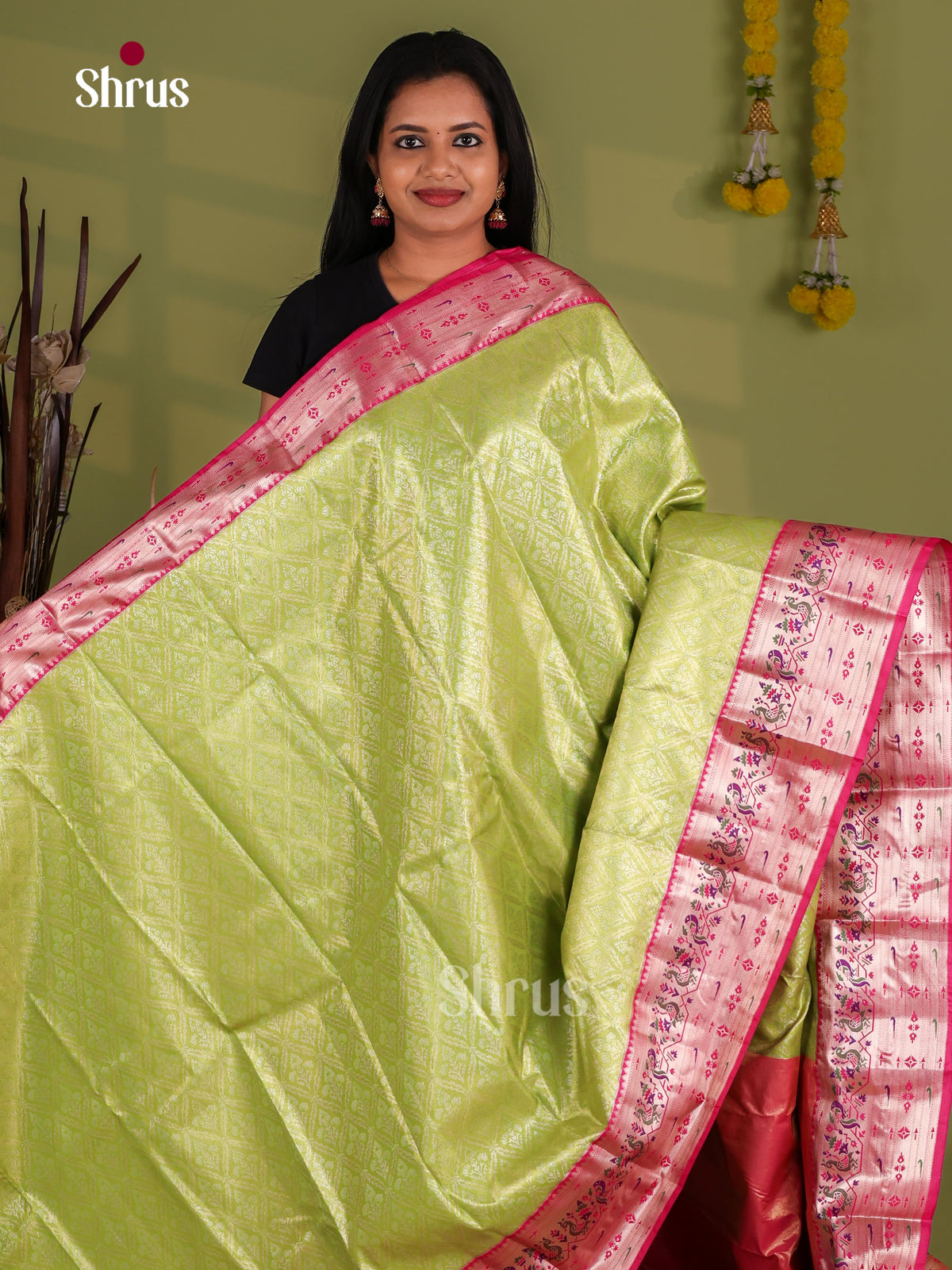 Kanchipuram-halfpure Saree - EJ09108