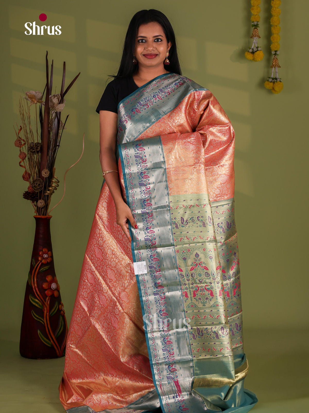 Kanchipuram-halfpure Saree - EJ09111