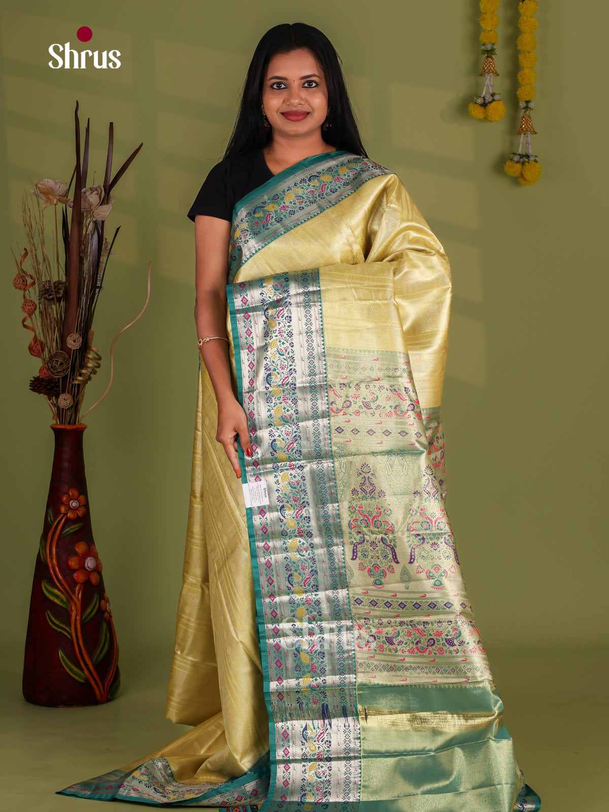 Kanchipuram-halfpure Saree - EJ09116