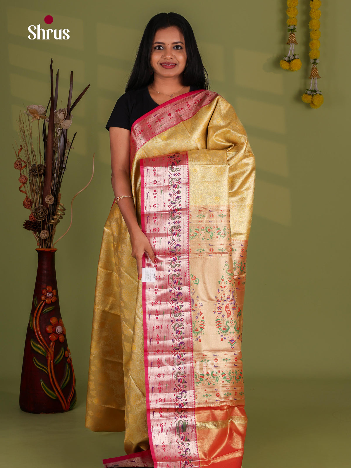 Kanchipuram-halfpure Saree - EJ09120