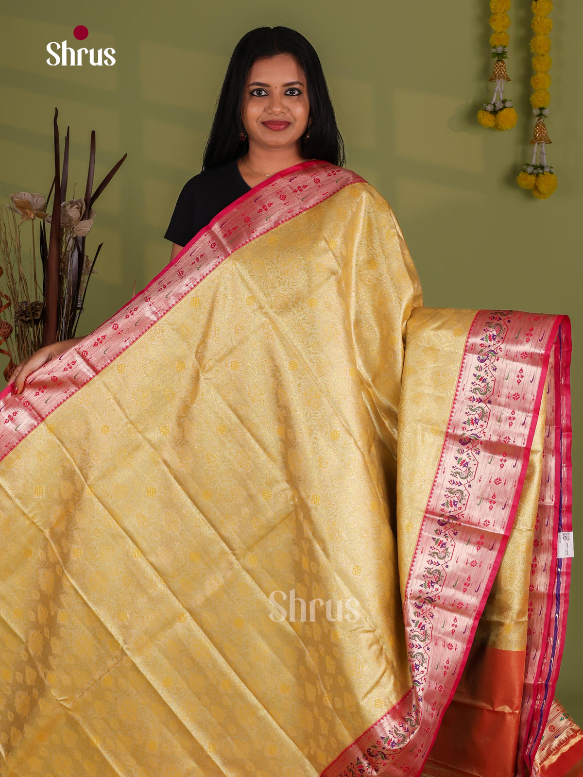 Kanchipuram-halfpure Saree - EJ09120