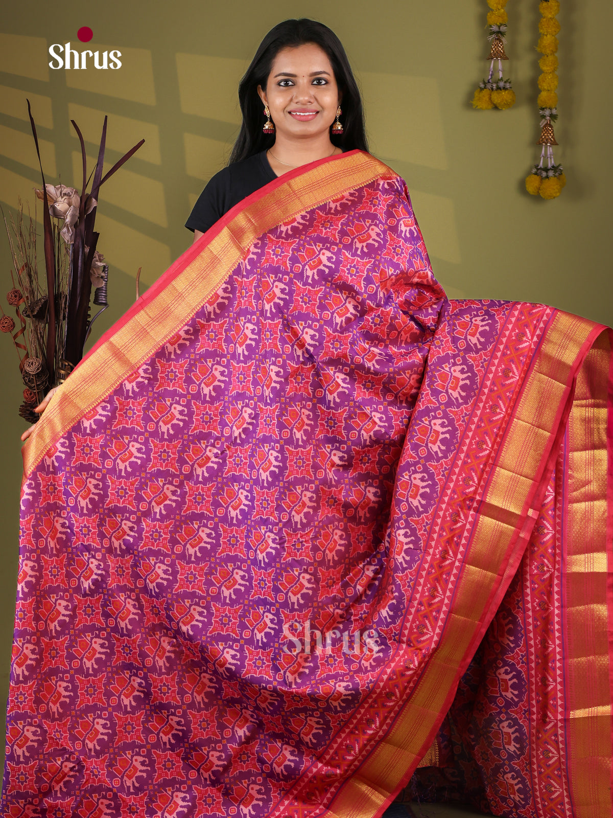 Semi Patola Saree - EJ09123
