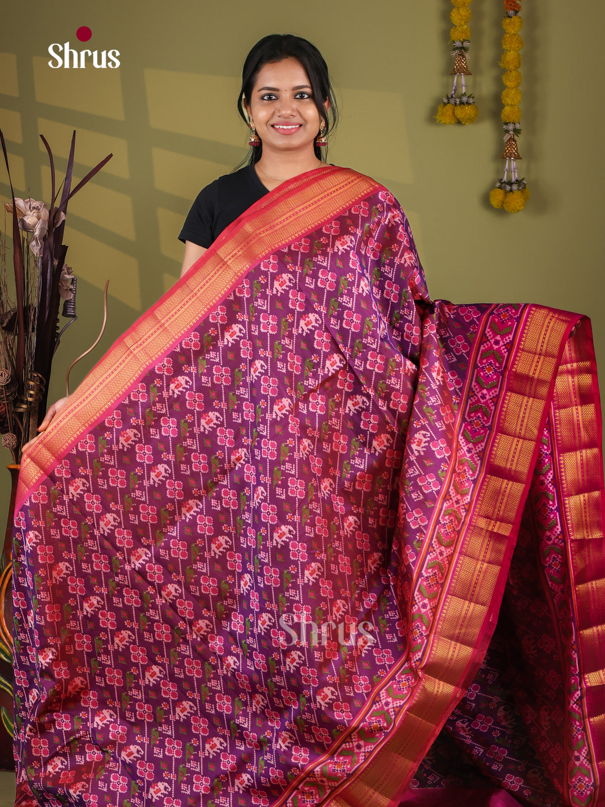 Semi Patola Saree - EJ09125