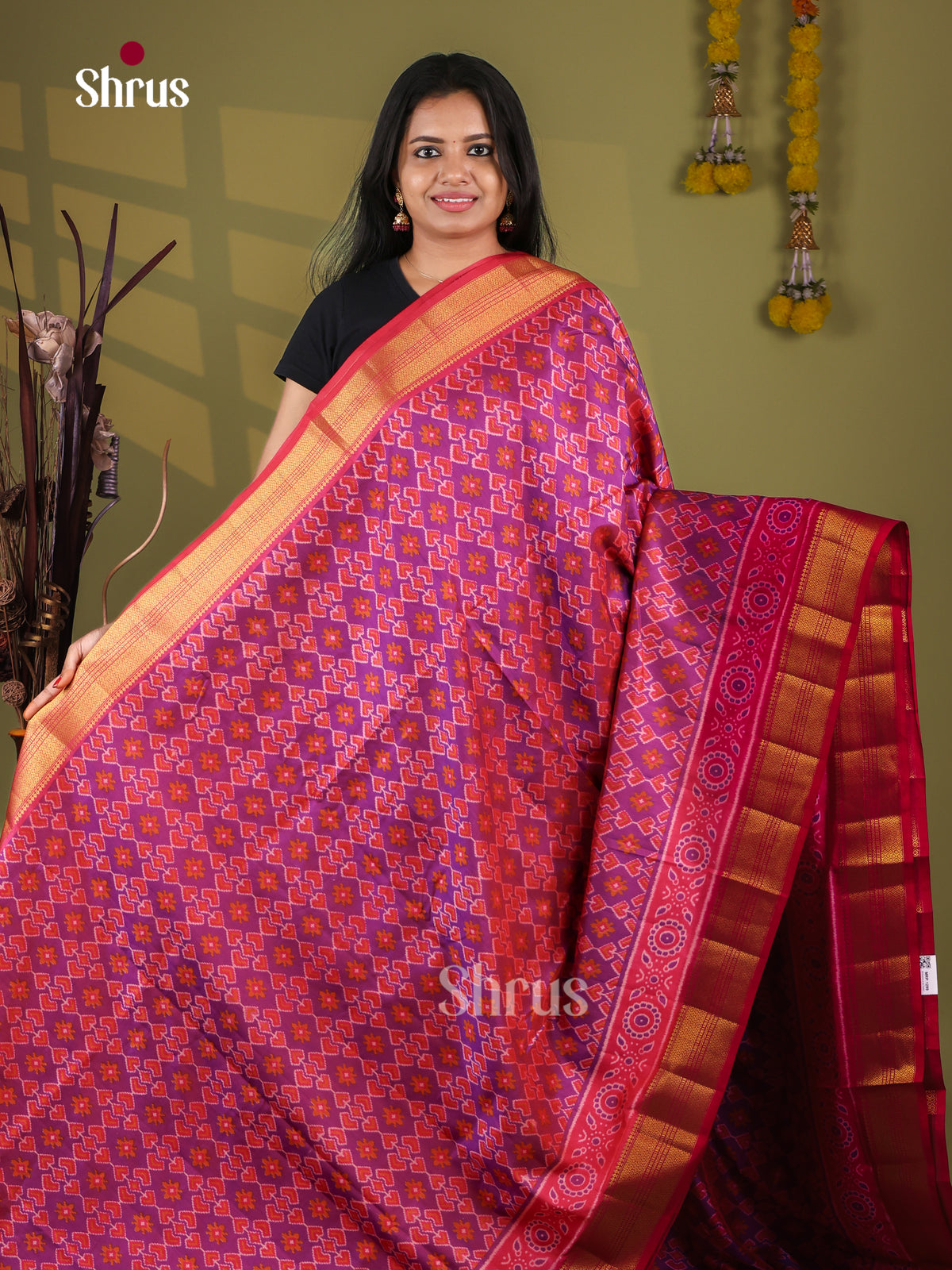 Semi Patola Saree - EJ09126