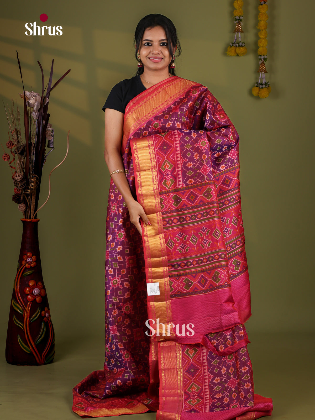 Semi Patola Saree - EJ09128