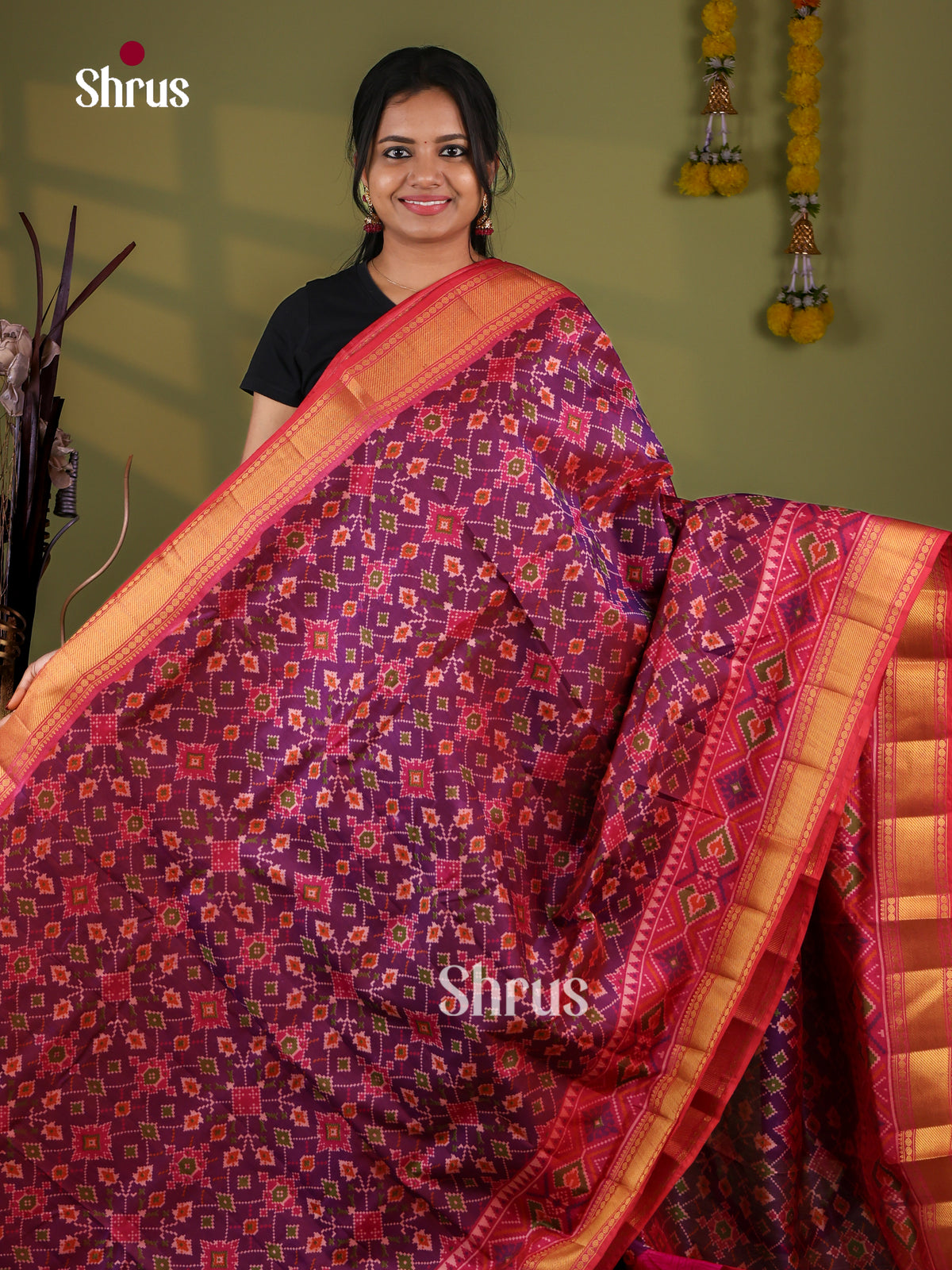 Semi Patola Saree - EJ09128