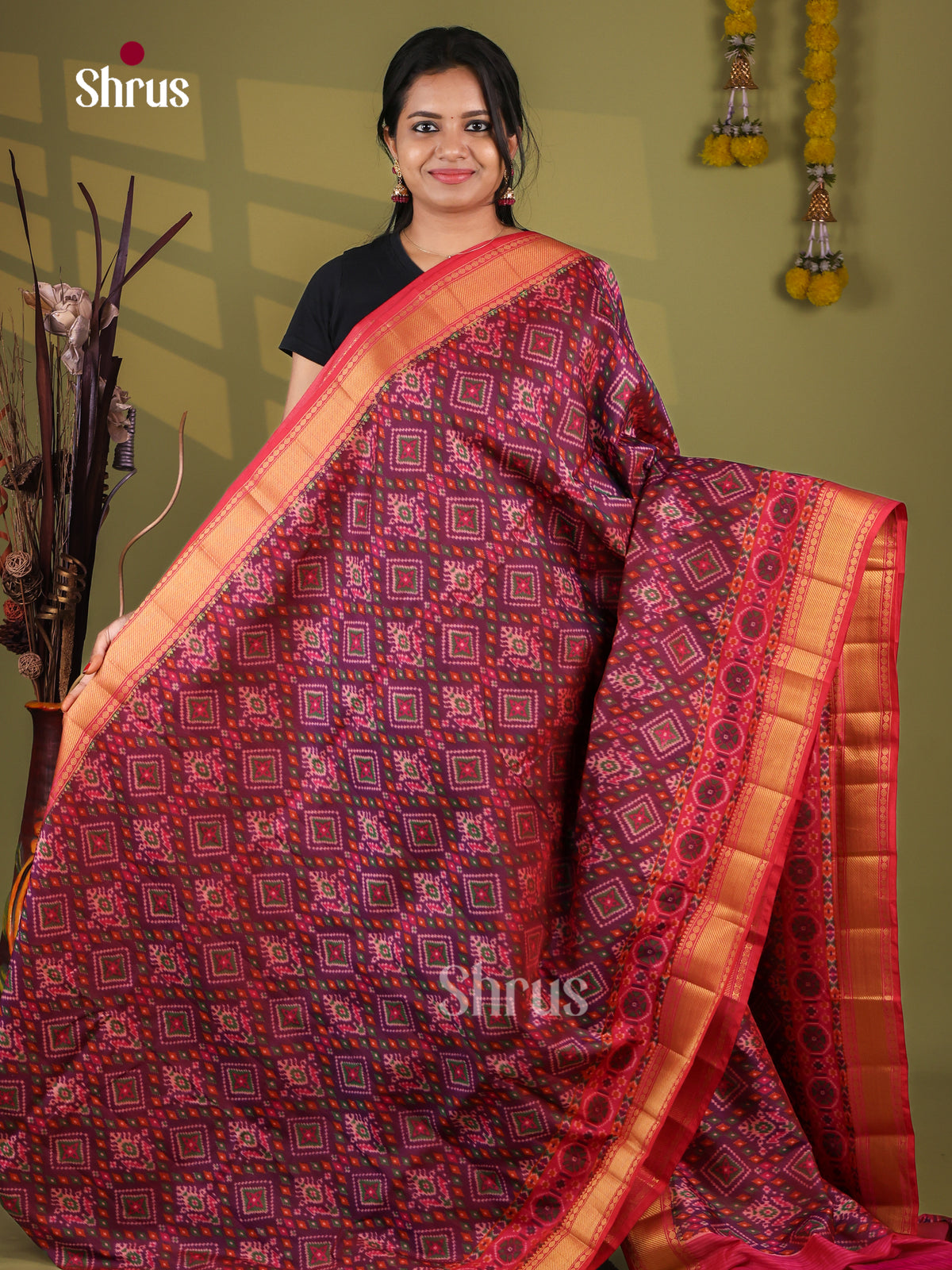 Semi Patola Saree - EJ09131