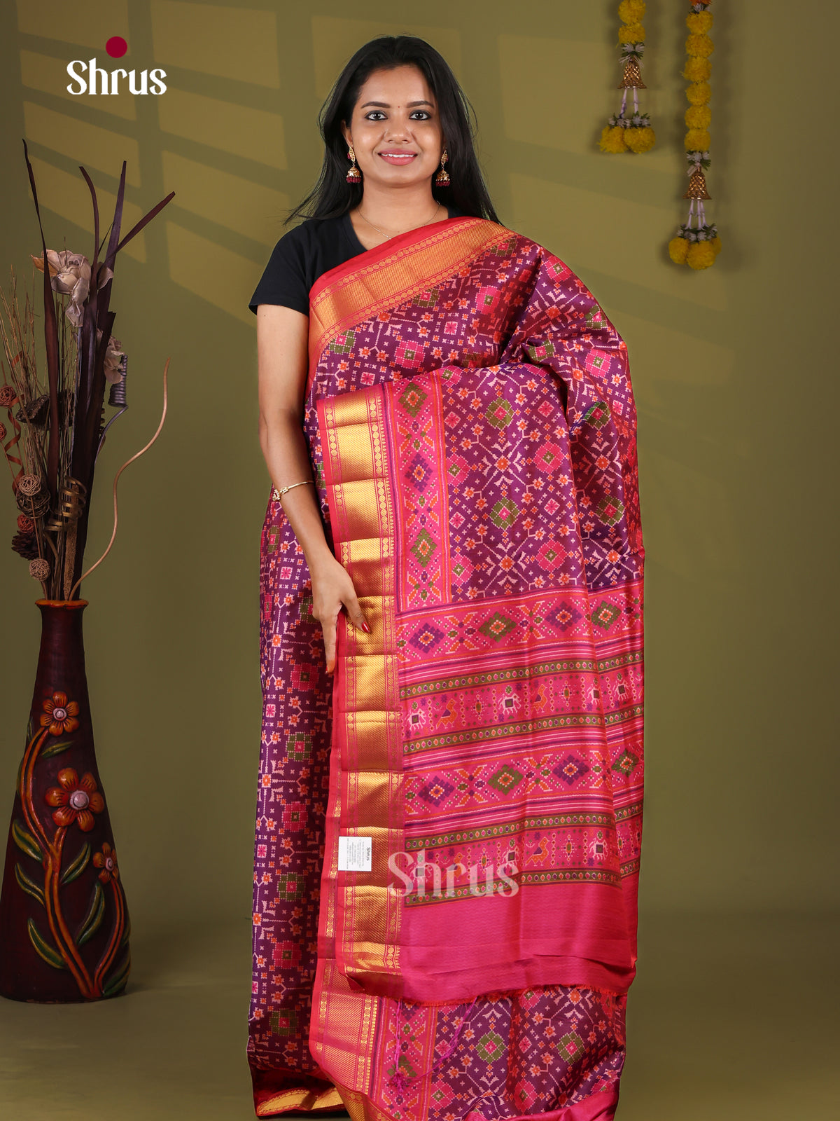 Semi Patola Saree - EJ09132
