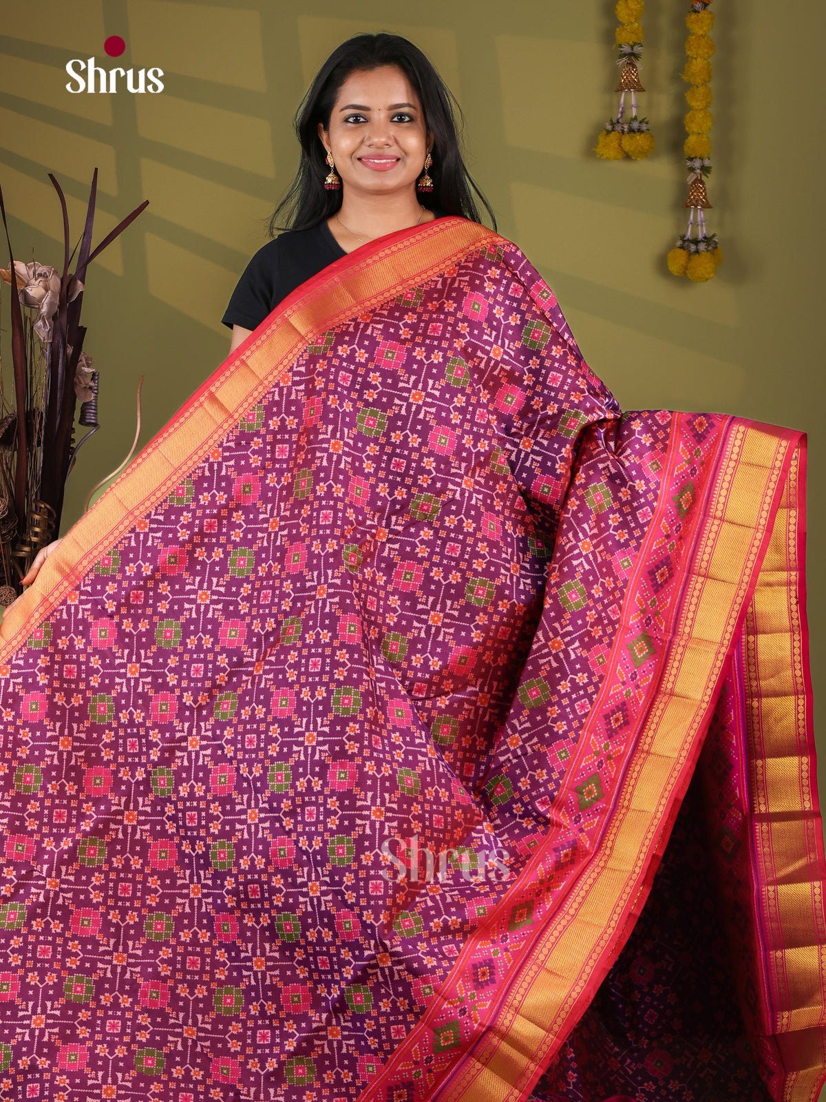 Semi Patola Saree - EJ09132
